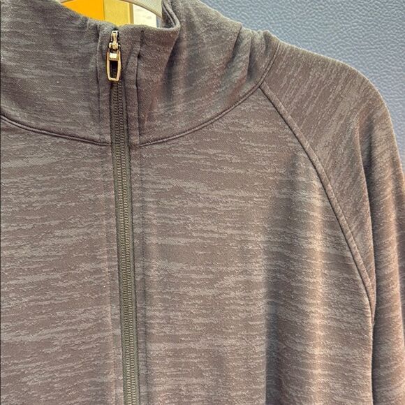 Men's Lulu Charcoal Full-Zip Hoodie - Picture 2 of 5